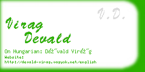 virag devald business card